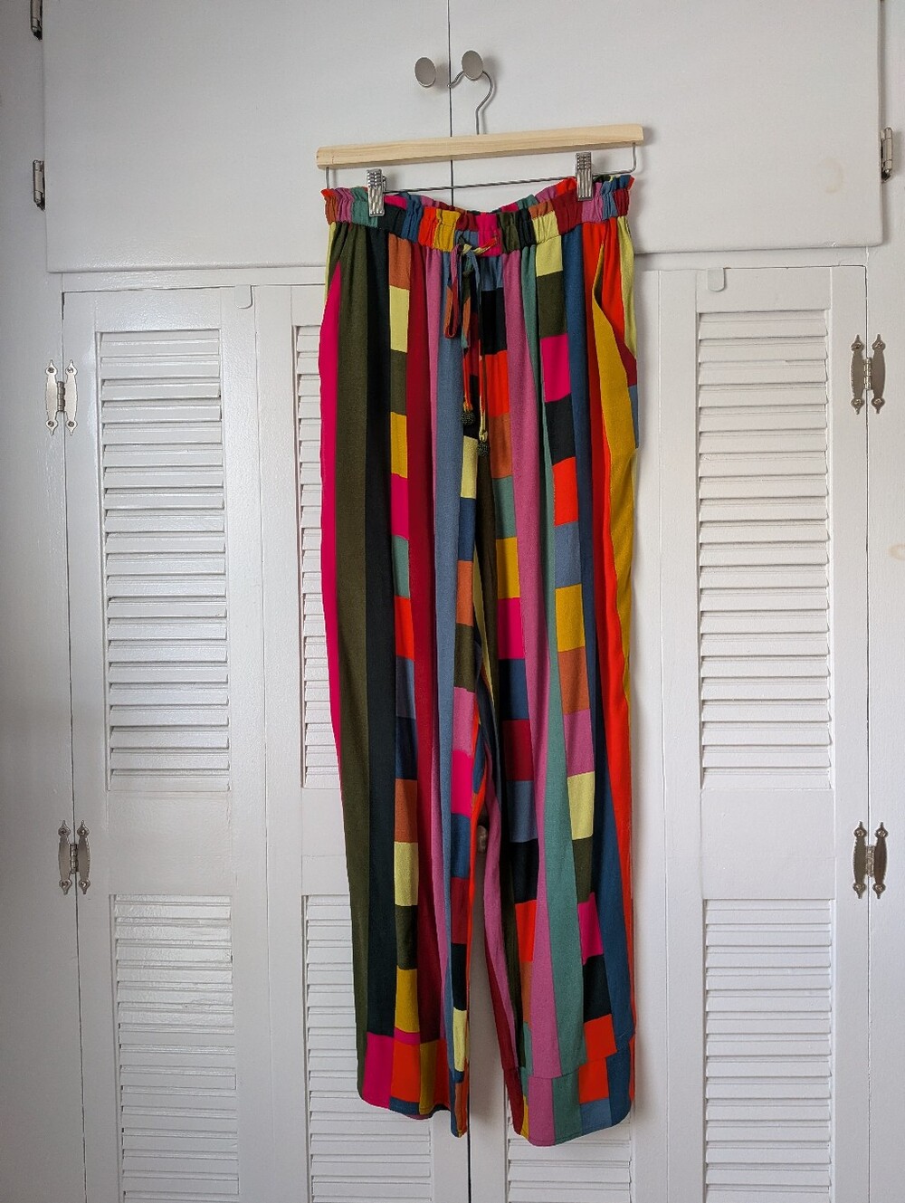 Farm Rio Colorblock Pants - Picture 2 of 5